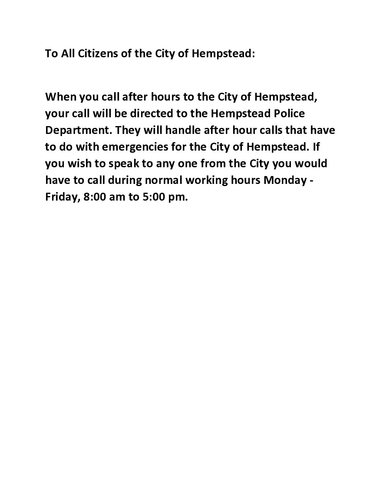 To All Citizens of the City of Hempstead-page0001 - Copy